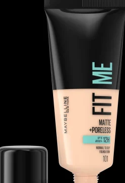 Maybelline New York Fit Me Matte + Poreless 101 True Ivory -meikkivoide 30ml