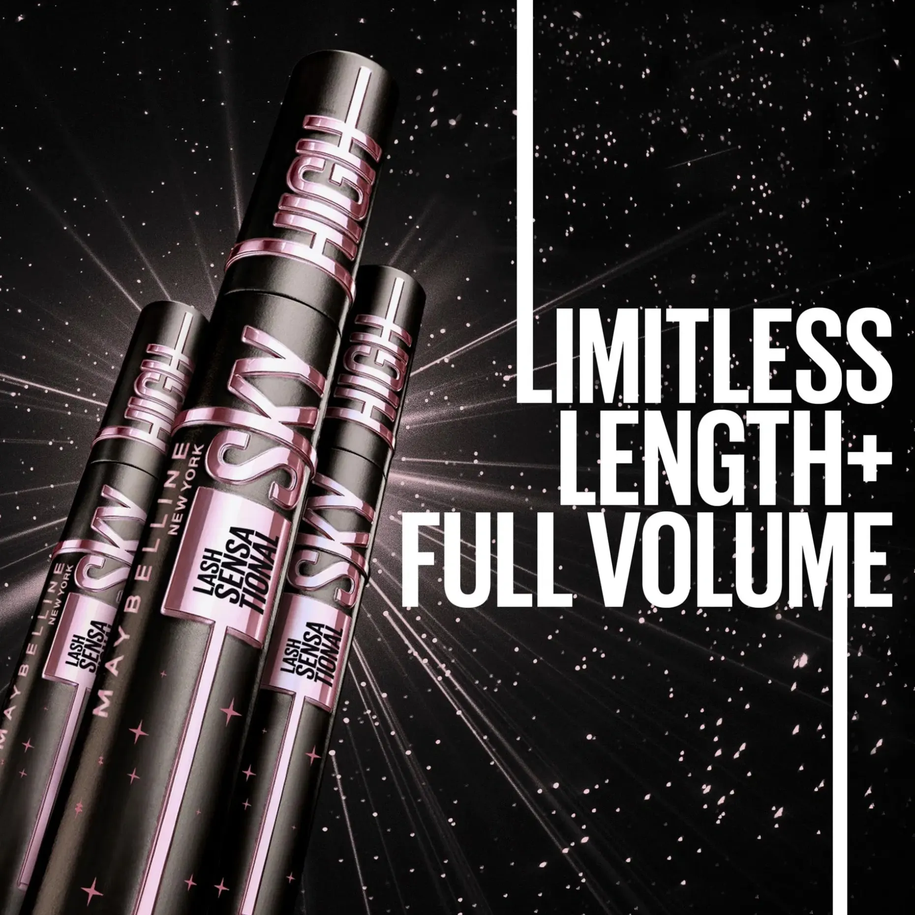 Maybelline New York Lash Sensational Sky High Cosmic Black maskara 7,2 ml