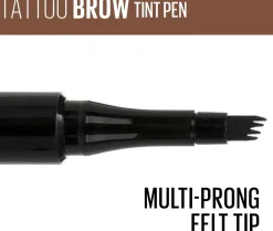 Maybelline New York Tattoo Brow Micropen Tint 130 Deep brown -kulmakynä 1ml