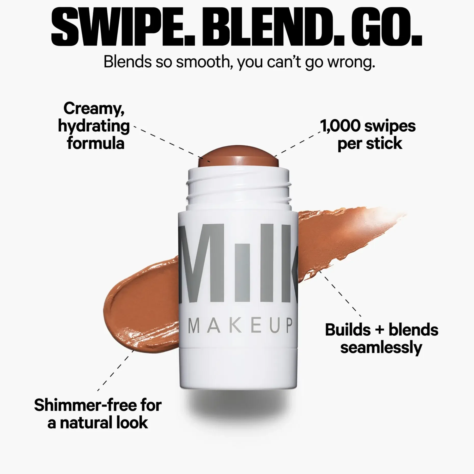 MILK Makeup Matte Bronzer Stick aurinkopuuteripuikko 5,7 g