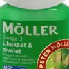 Möller Omega-3 Lihakset & nivelet Omega-3-rasvahappo-inkivääri-vitamiini-kivennäisainekapseli ravintolisä 81g/60kaps