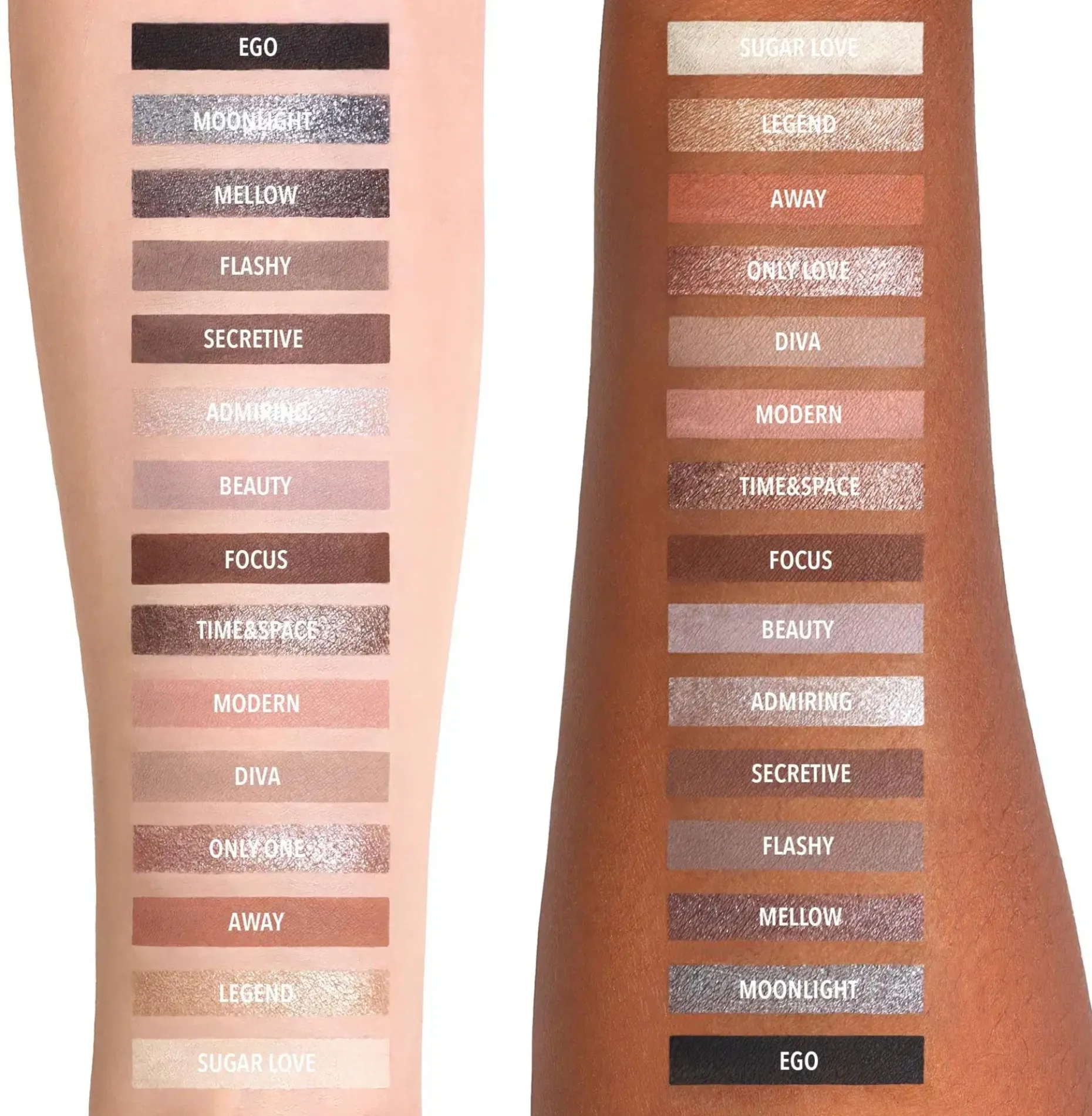 MOIRA Endless Moonlight Pressed Pigment Palette luomiväripaletti