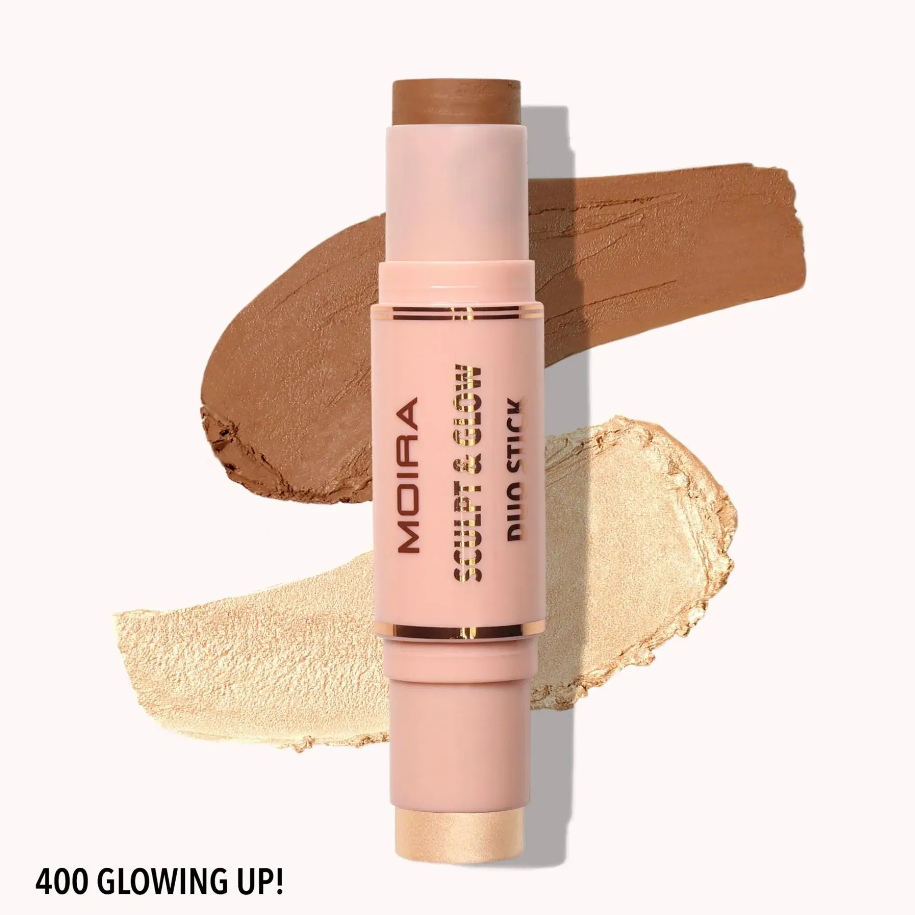 MOIRA Sculpt & Glow Duo Stick varjostus- ja korostuspuikko 6 g + 5,2 g