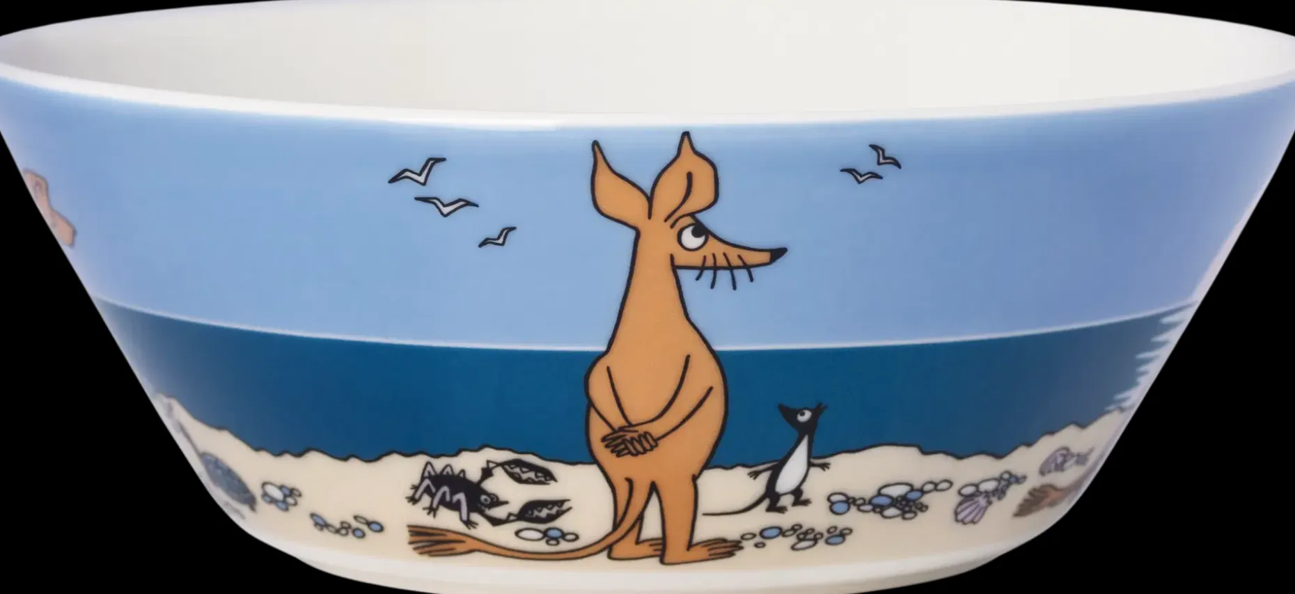 Moomin Arabia Finland Muumi kulho 15cm Nipsu rannalla