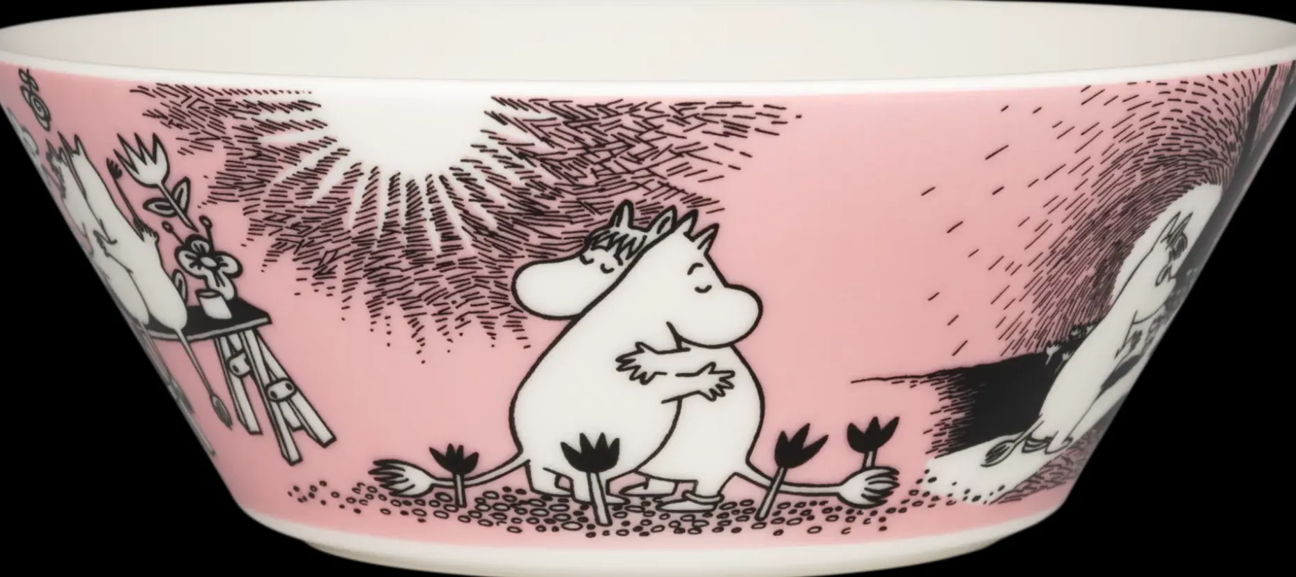Moomin Arabia Muumi kulho 15cm Sydänystävät