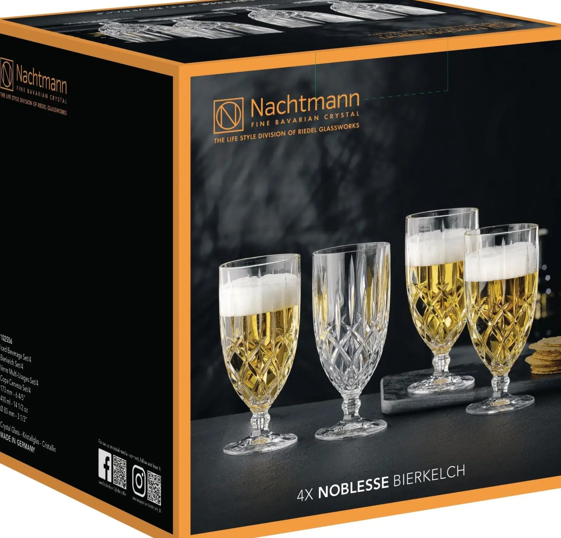 Nachtmann Noblesse jäätelö/jääkahvilasi 4 kpl
