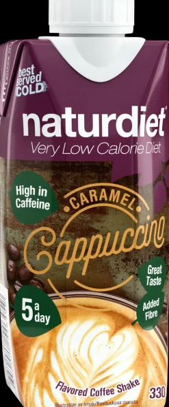 Naturdiet VLCD caramel cappuccino proteiinikahvi 330ml