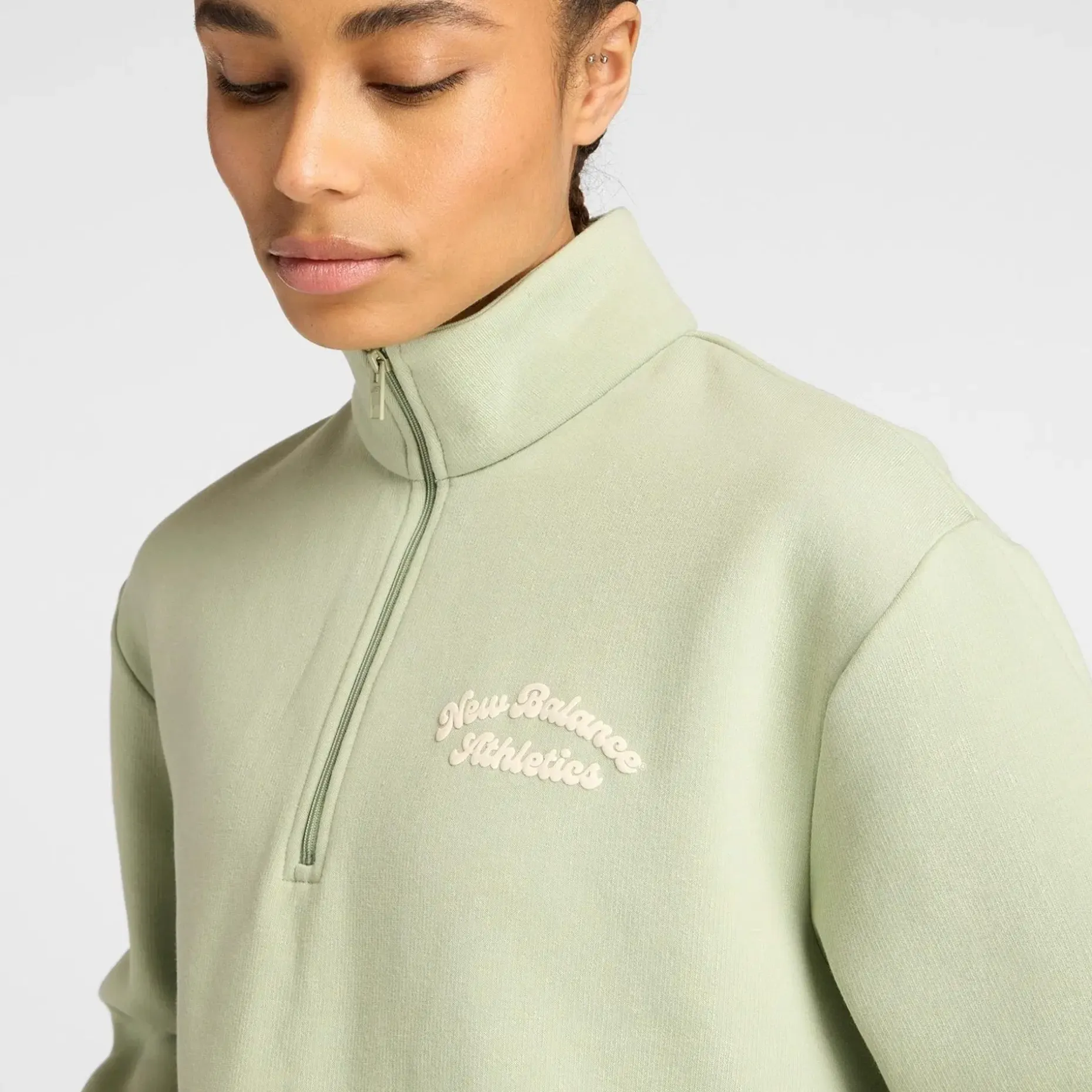New Balance Linear Heritage Half Zip fleece