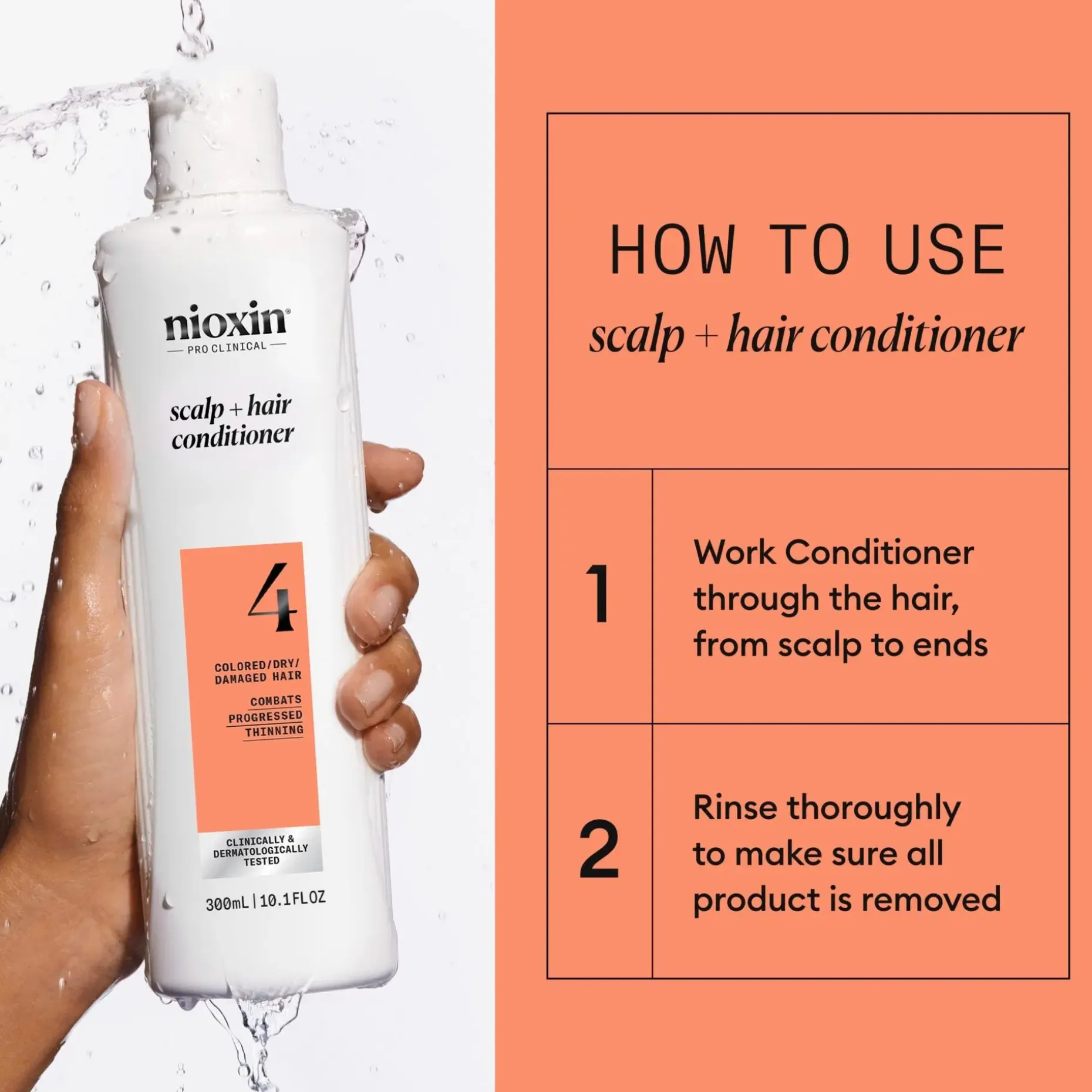 Nioxin System 4 Conditioner hoitoaine 300 ml