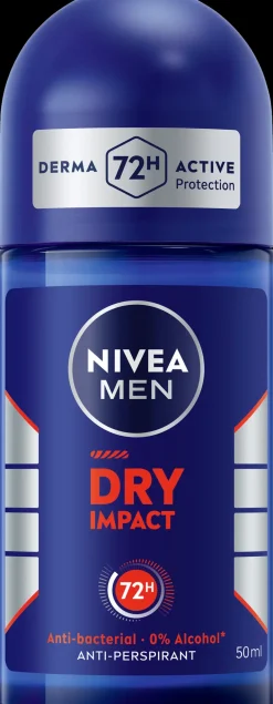 NIVEA MEN 50ml Dry Impact Deo Roll-On -antiperspirantti
