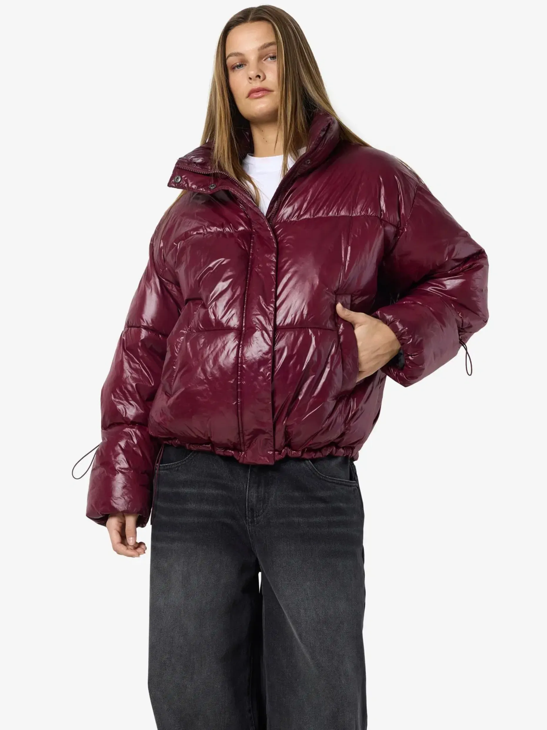 Noisy May NMAllie shiny puffer short
