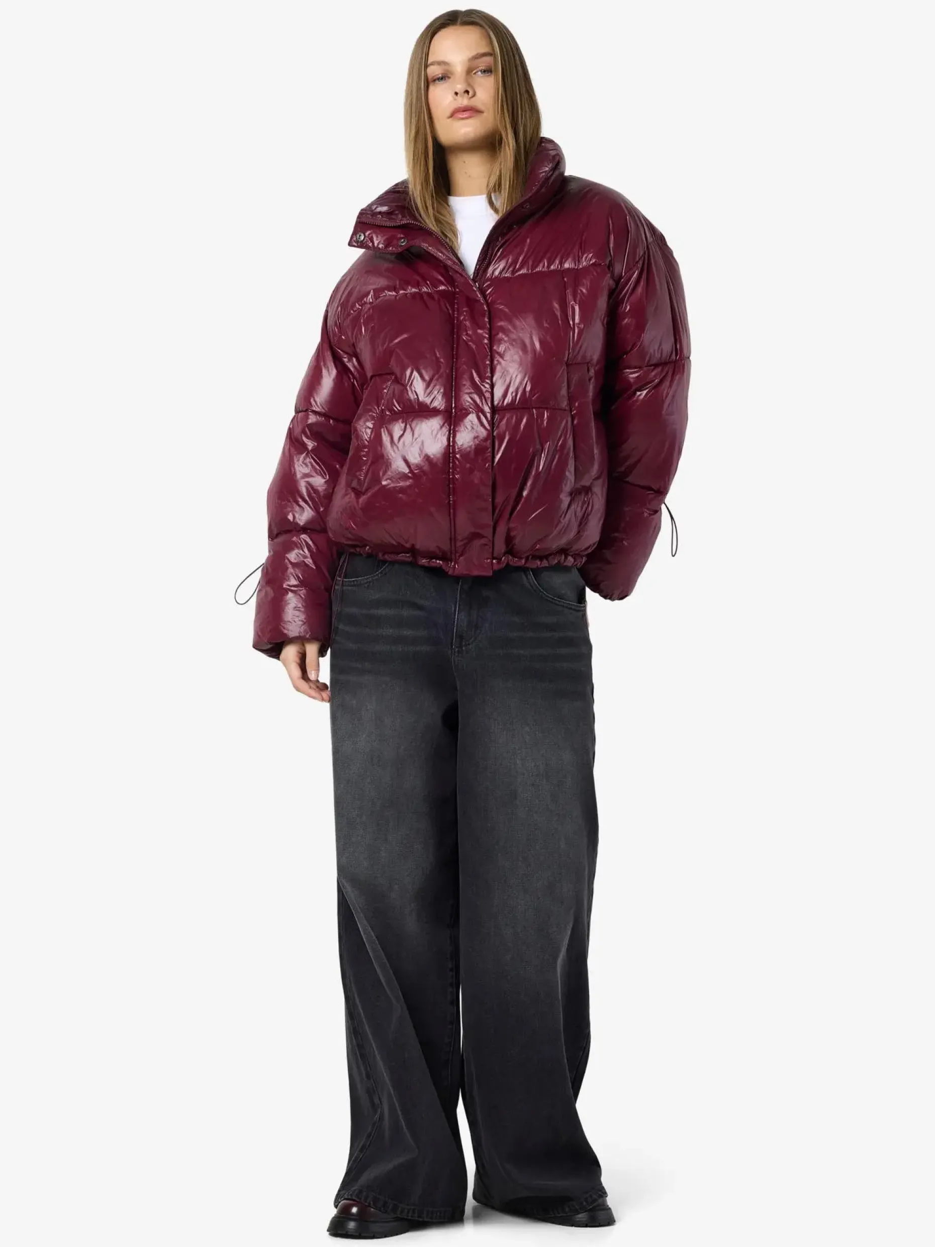Noisy May NMAllie shiny puffer short