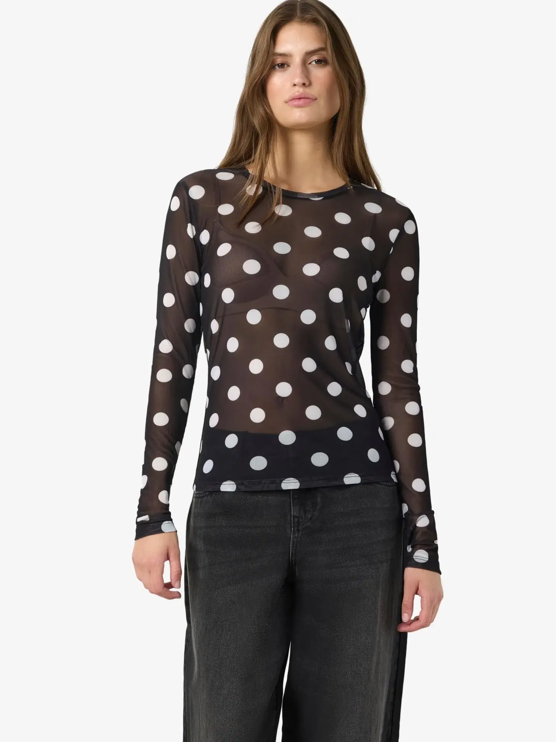 Noisy May Nmjudith l/s mesh toppi