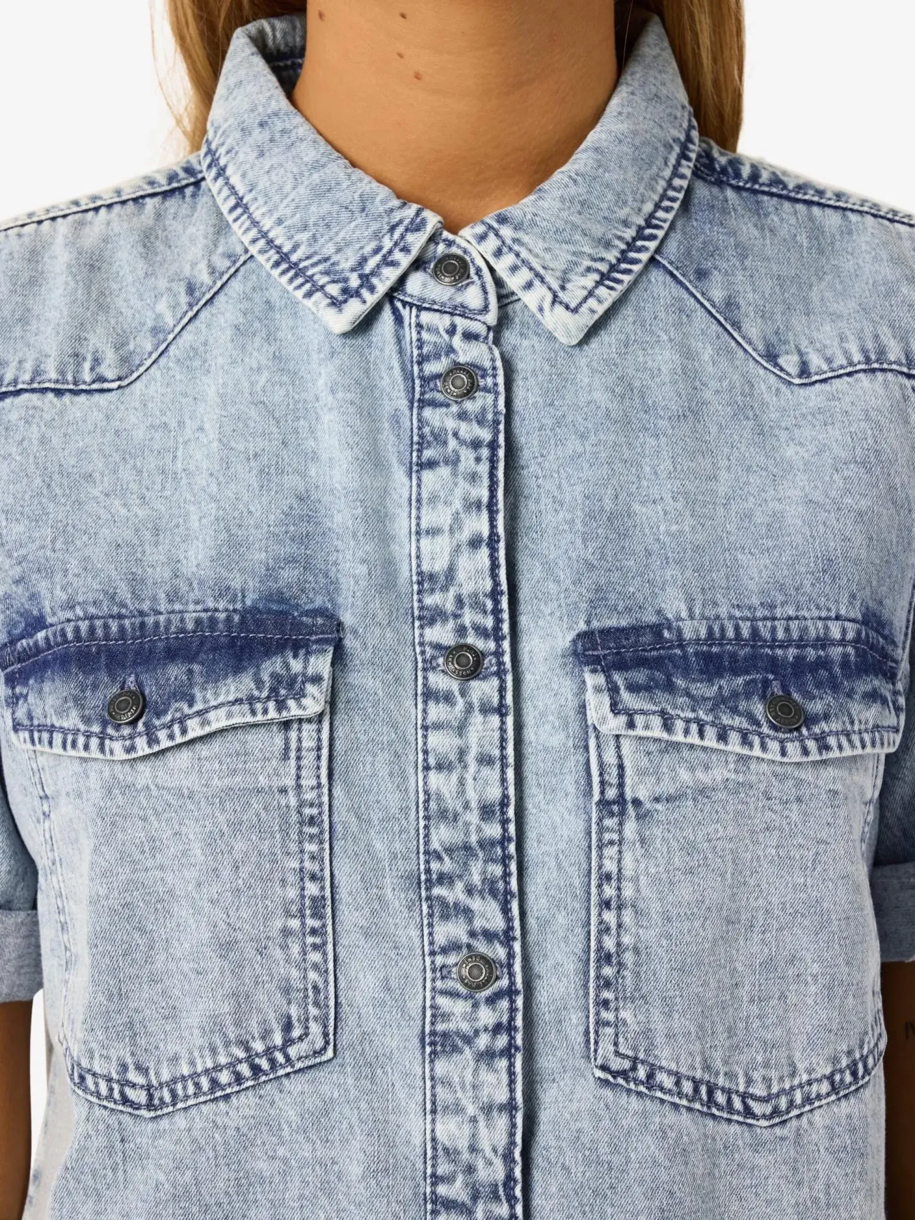 Noisy May Nmnew signe s/s denim mekko