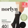 Norlyn Daily 2-pack 40 den polvisukat