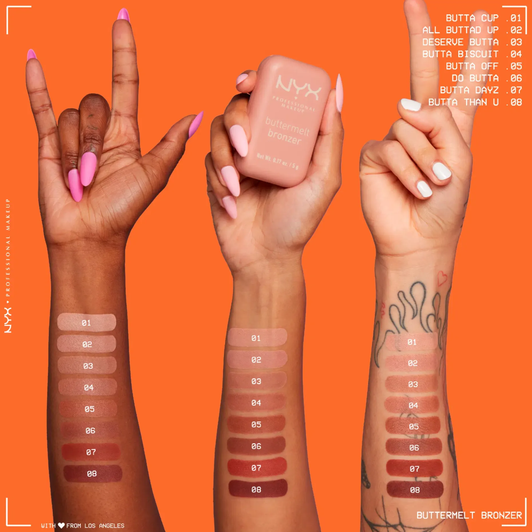 NYX Professional Makeup Buttermelt Bronzer aurinkopuuteri 5 g