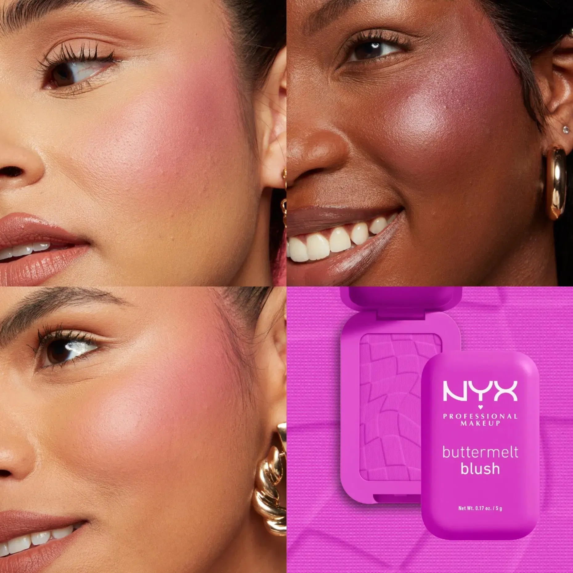 NYX Professional Makeup Buttermelt Blush poskipuna 5 g