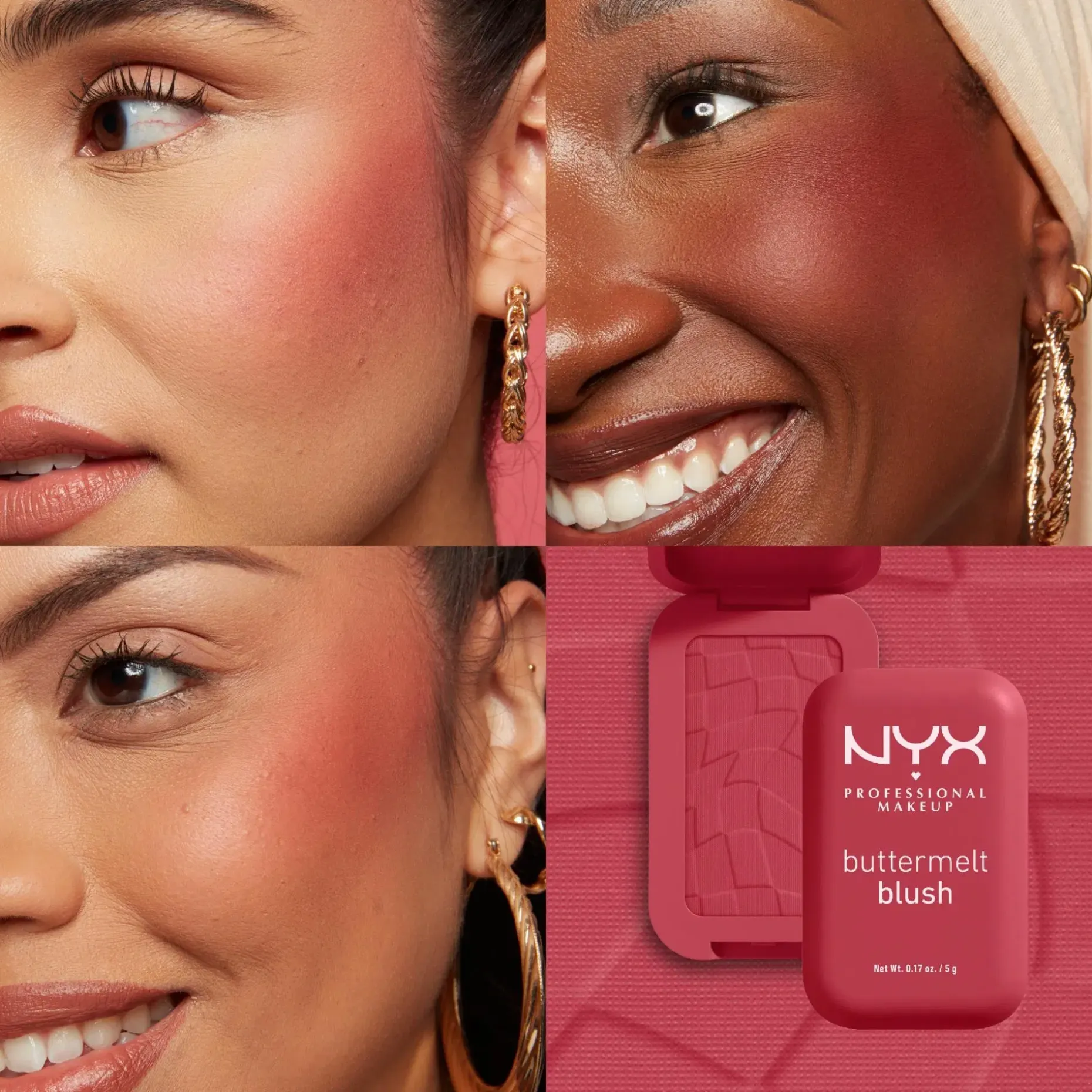NYX Professional Makeup Buttermelt Blush poskipuna 5 g