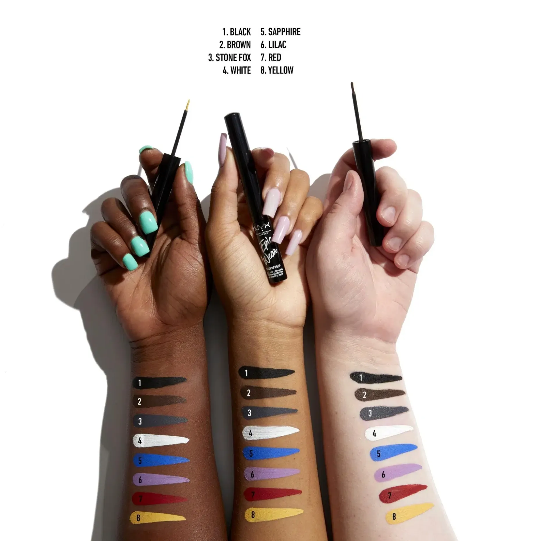 NYX Professional Makeup Epic Wear Semi Permanent Liquid Liner silmänrajauskynä 3,5 ml