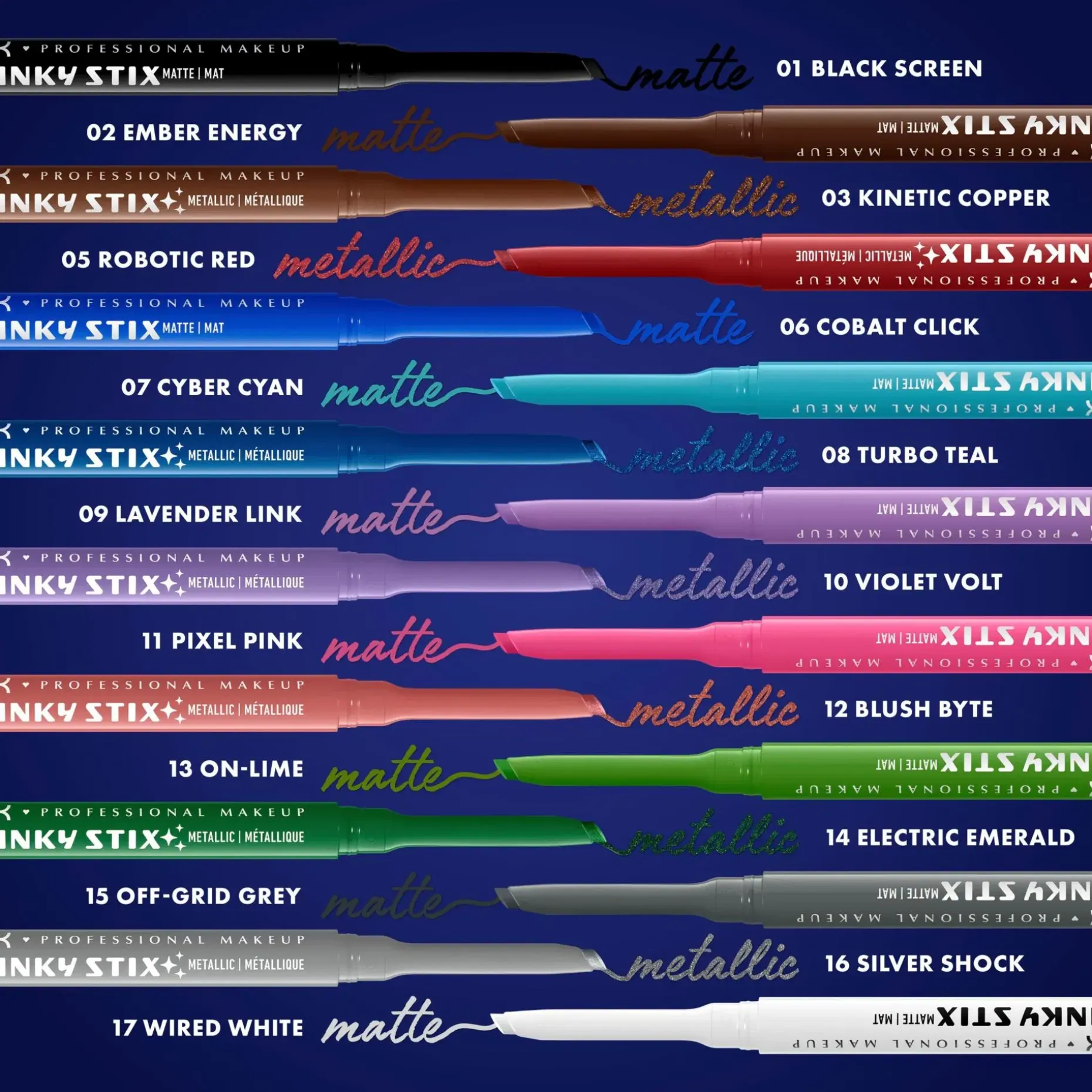 NYX Professional Makeup Epic Inky Stix -silmänrajauskynä