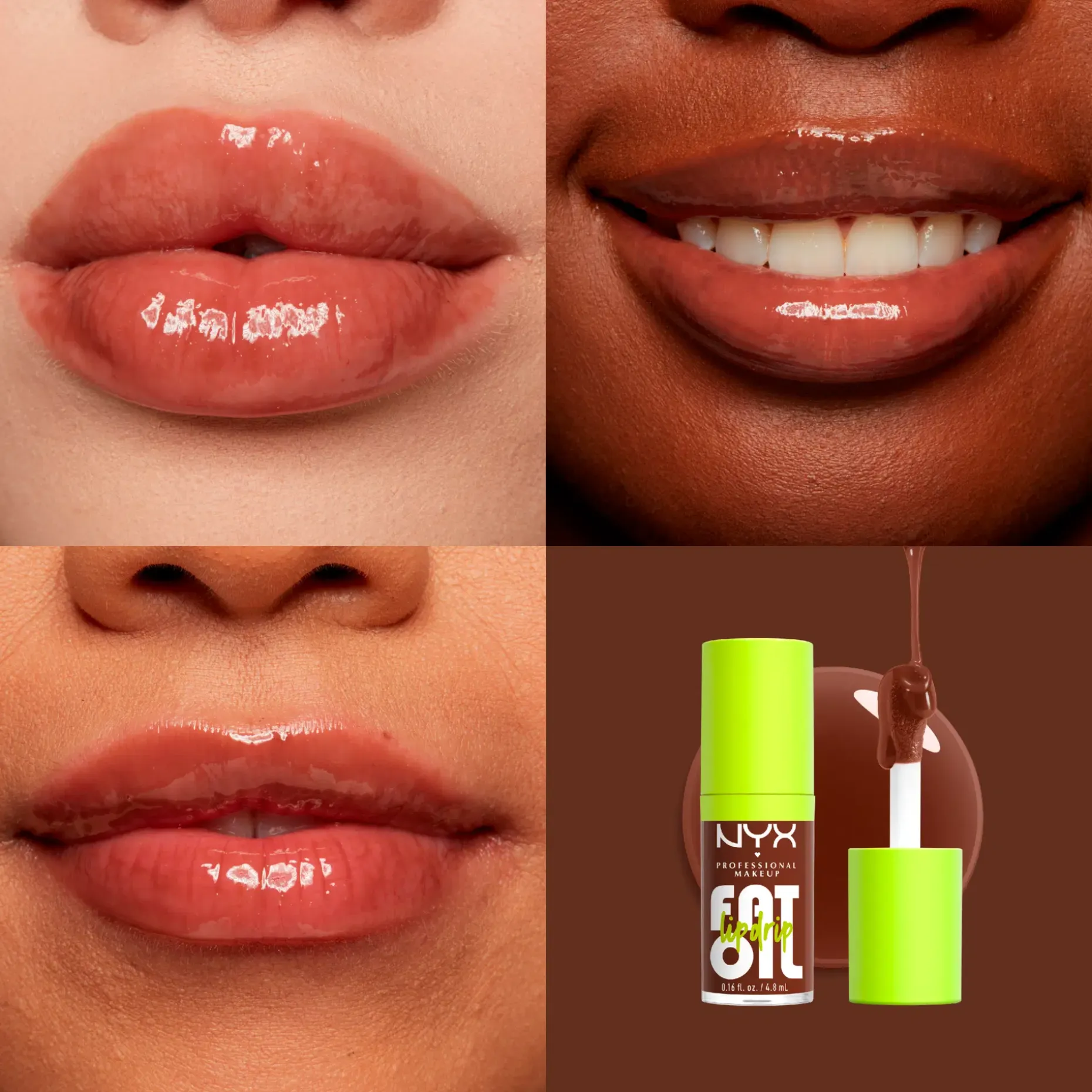 NYX Professional Makeup Fat Oil Lip Drip Gloss huulikiilto 4,8 ml
