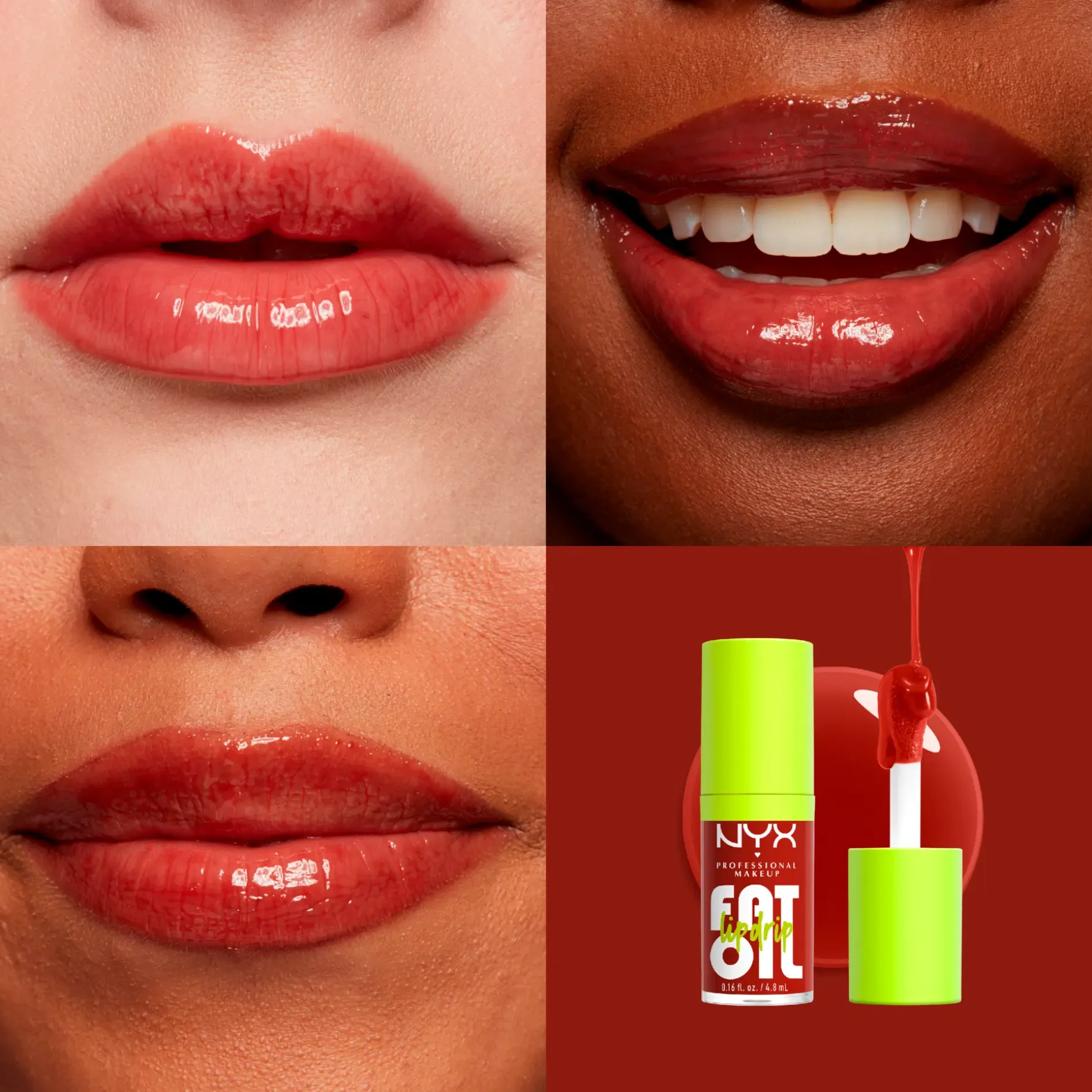 NYX Professional Makeup Fat Oil Lip Drip Gloss huulikiilto 4,8 ml