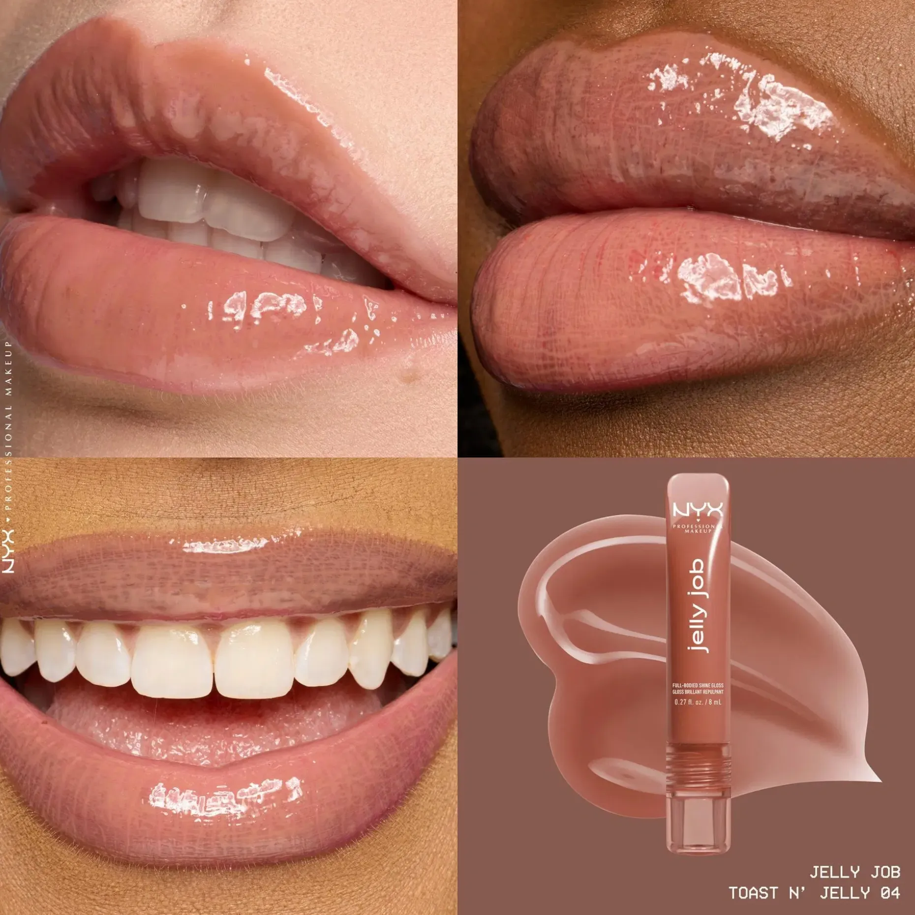 NYX Professional Makeup Jelly Job Gloss -huulikiilto 8 ml