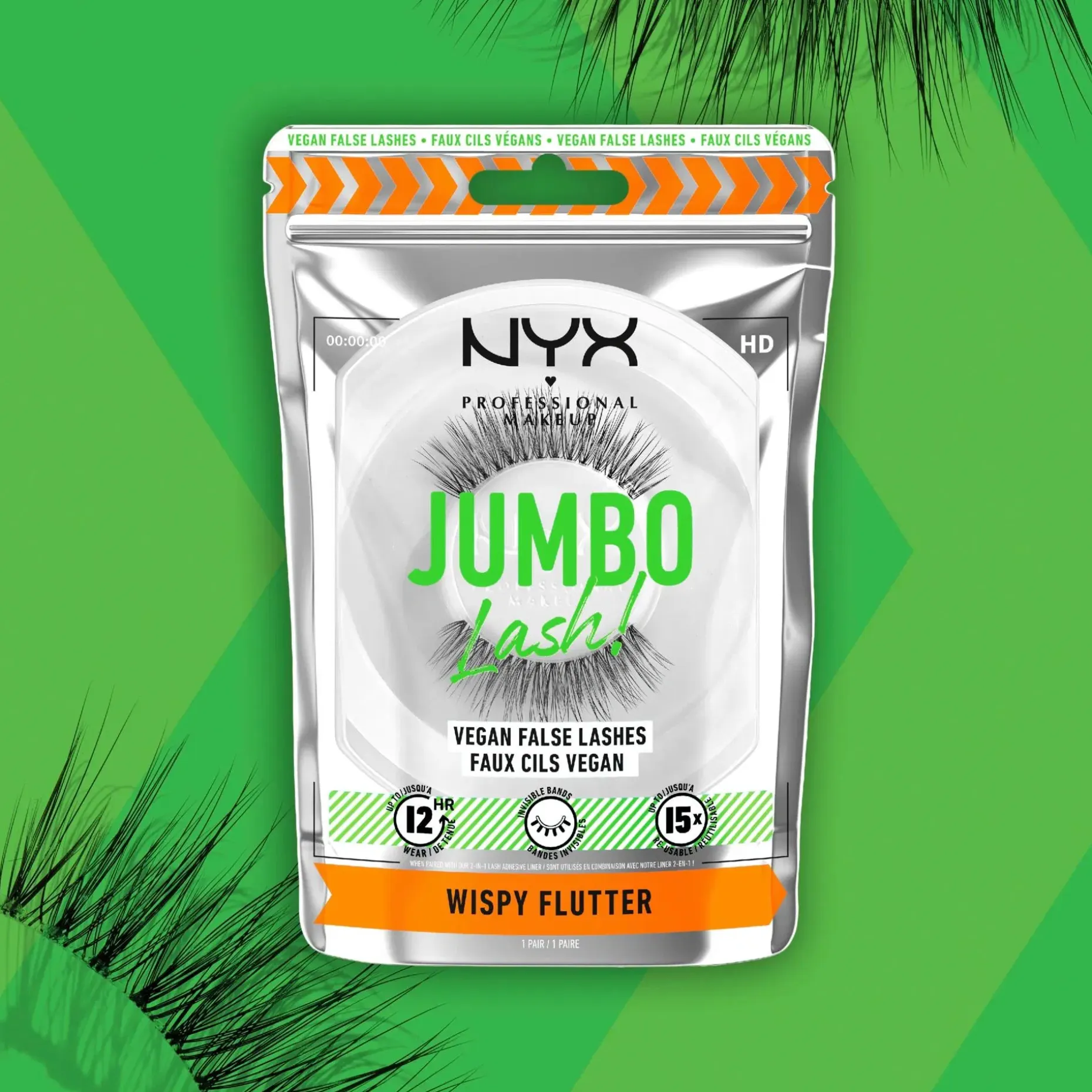 NYX Professional Makeup Jumbo Lash! Vegan False Lashes irtoripset