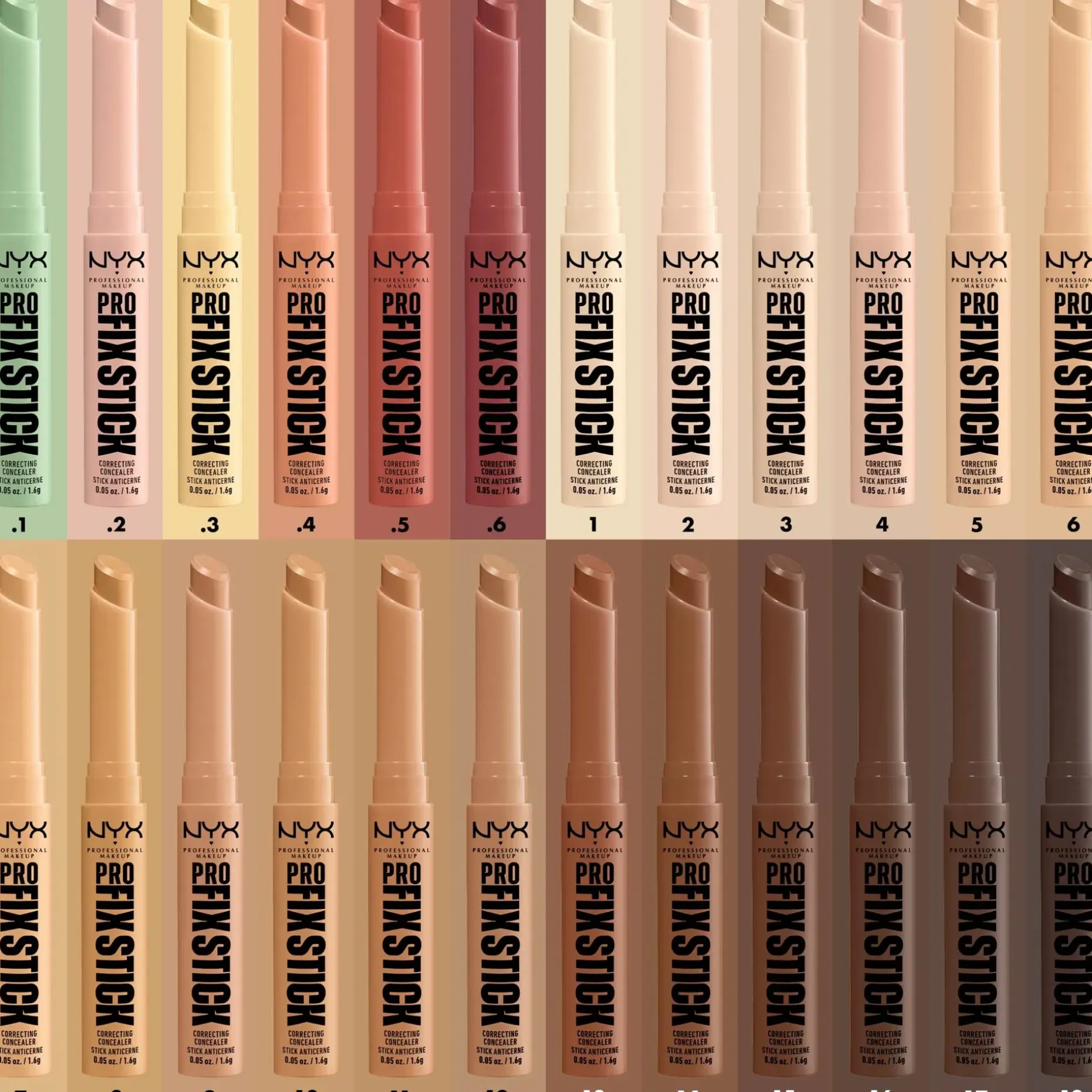 NYX Professional Makeup Pro Fix Stick Concealer peitepuikko 1,6 g