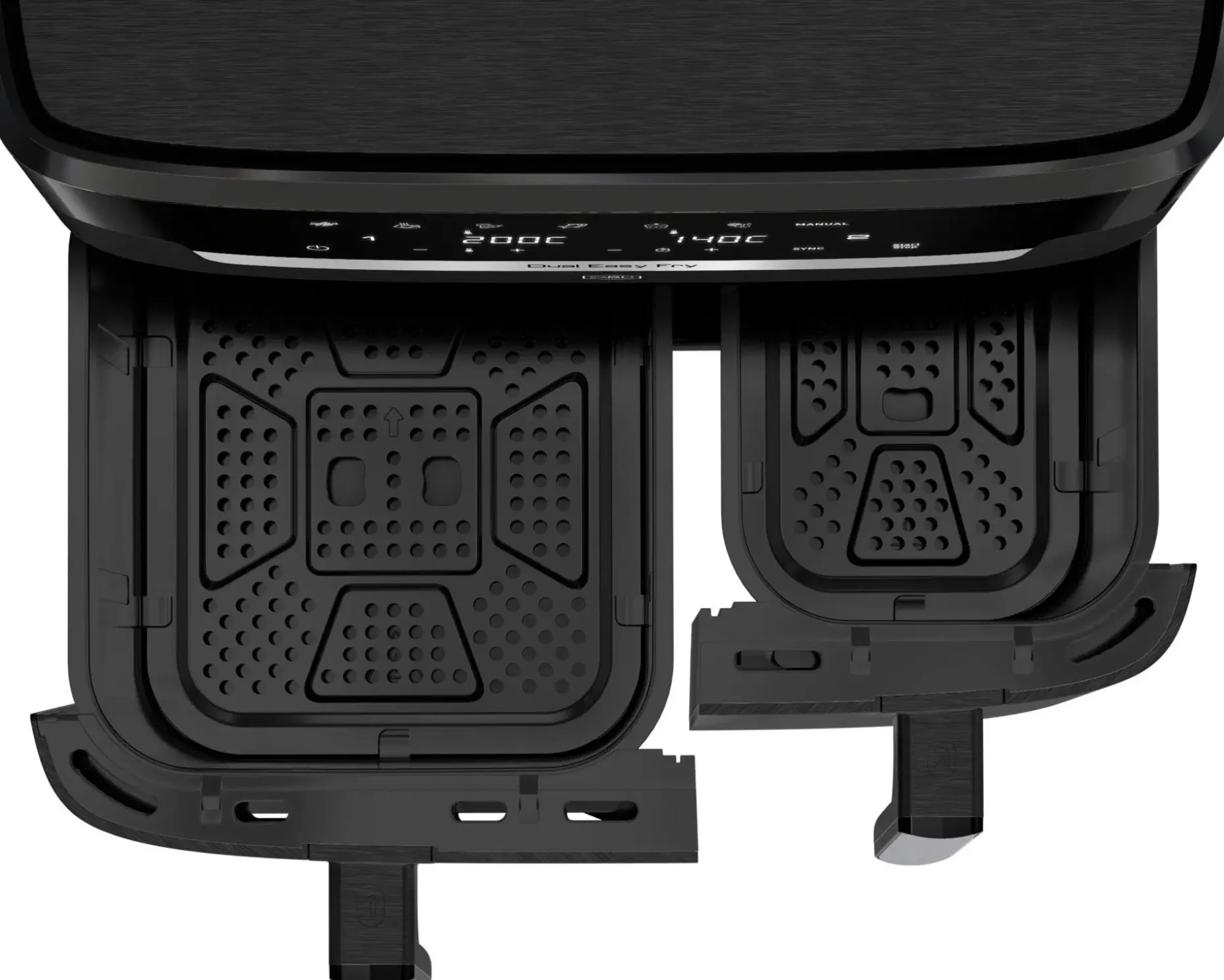 OBH Nordica XXL Dual Easy 11l air fryer AG9428S0 musta
