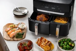 OBH Nordica XXL Dual Easy 11l air fryer AG9428S0 musta