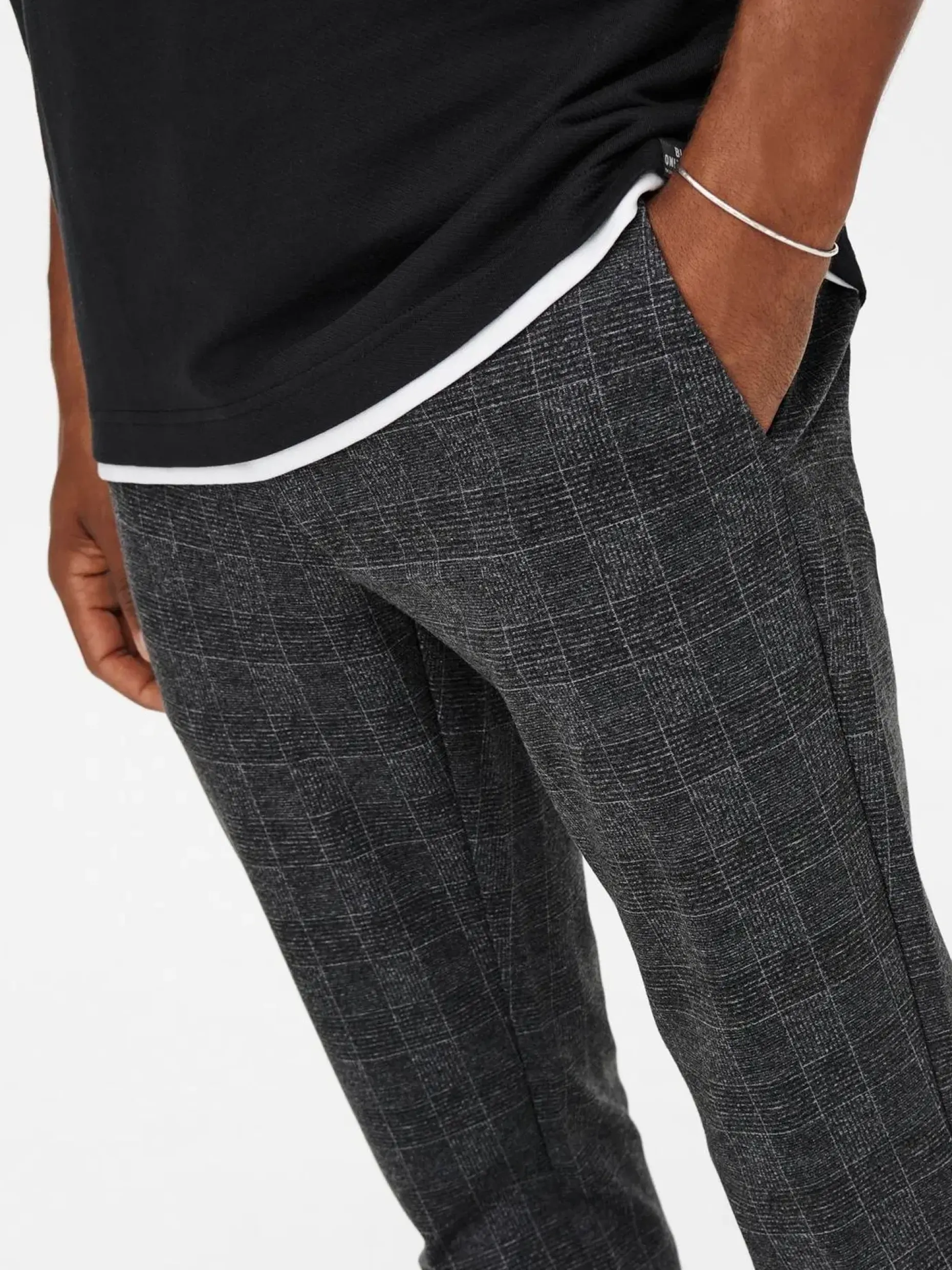 Only & Sons Onsmark slim check housut