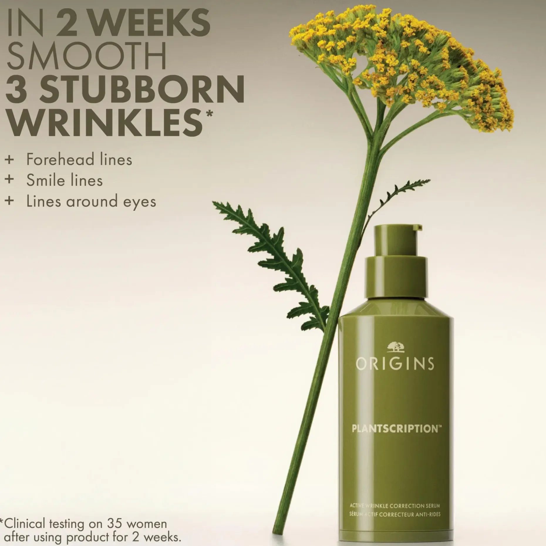 Origins Plantscription Active Wrinkle Correction Serum with Retinoid seerumi 30 ml