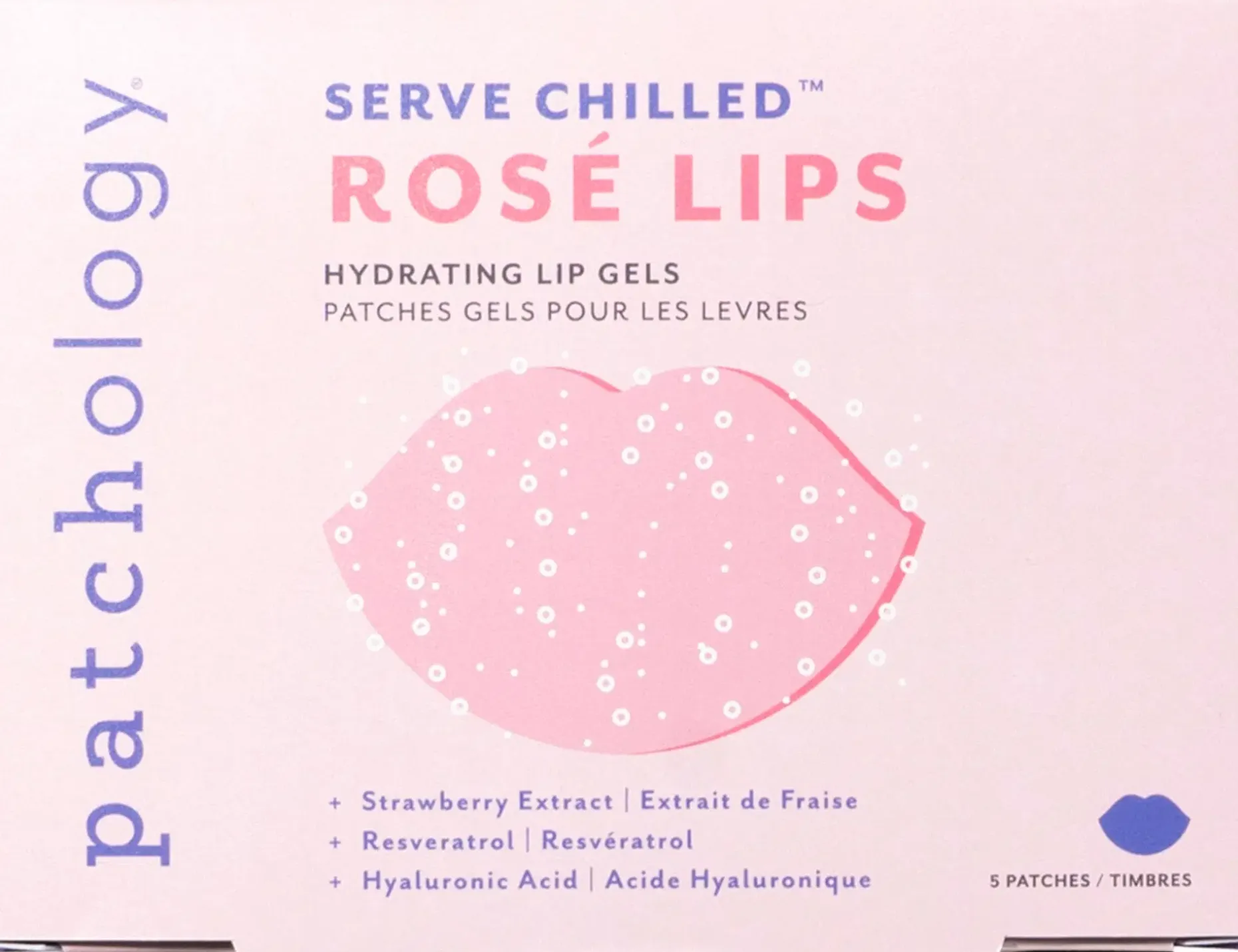 Patchology Rose' Lip Gel 5-pack-huulivoide setti
