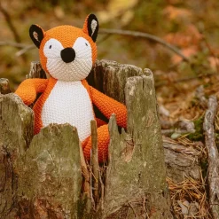 Pentik Elmo kettu neulelelu 28 cm, oranssi