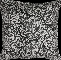 Pentik Jäkälä Tyynynpäällinen Musta 45x45 cm