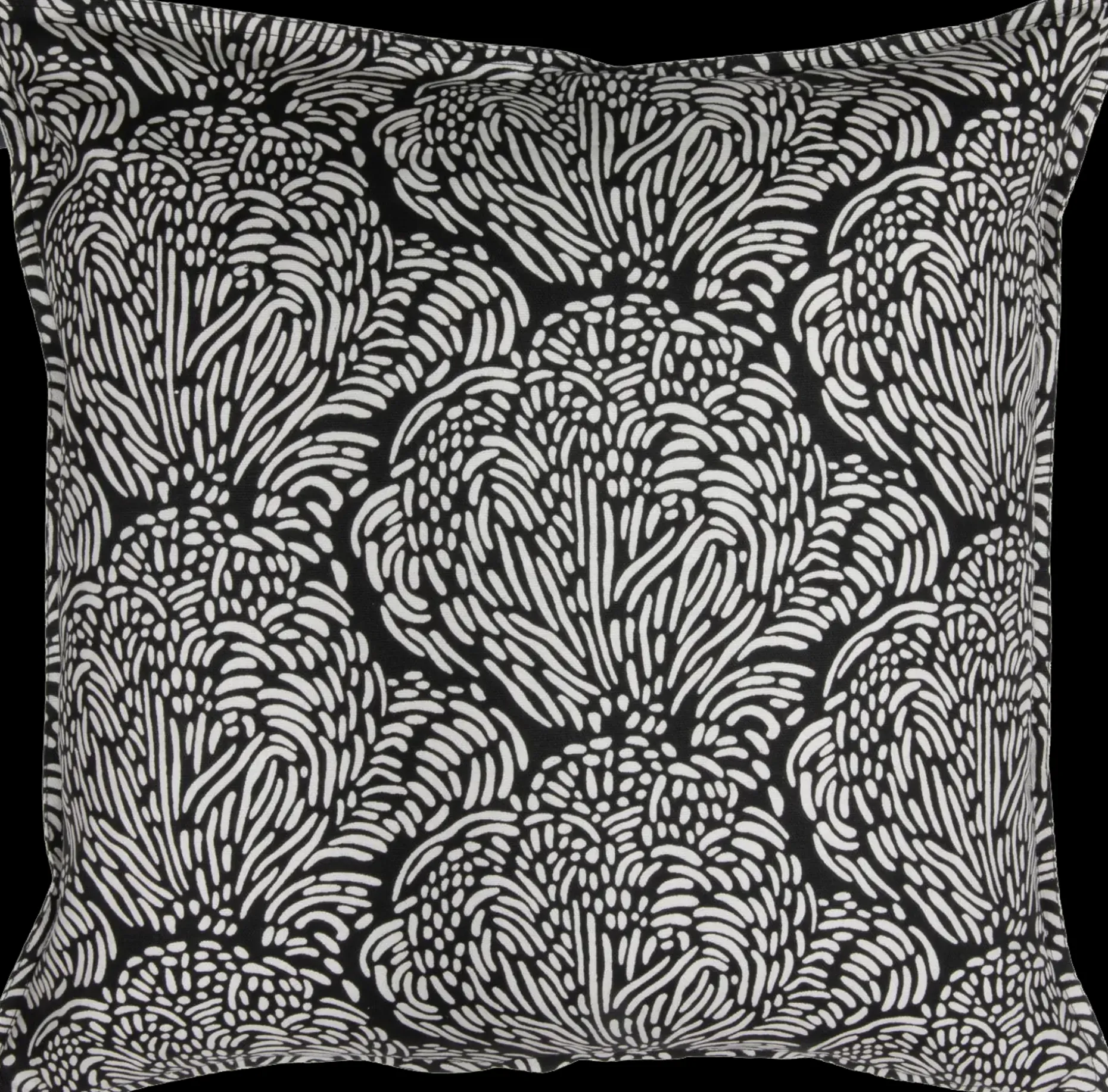 Pentik Jäkälä Tyynynpäällinen Musta 45x45 cm