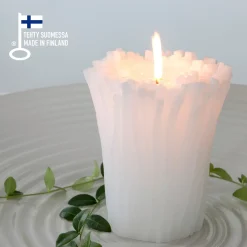Pentik Kaisla Kynttilä 12x15 cm Valkoinen
