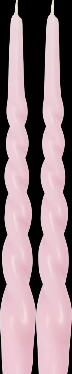 Pentik Kierre kruunukynttilä 28 cm 2 kpl/pkt, vaaleanpunainen