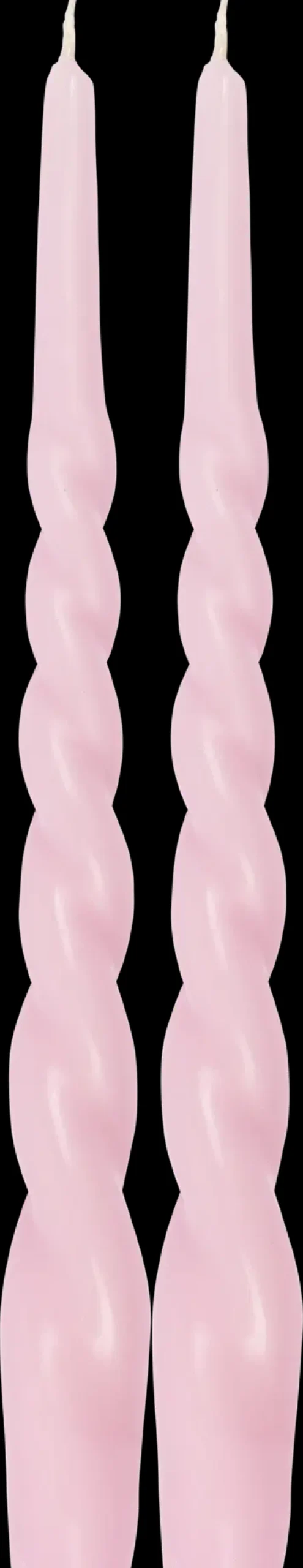 Pentik Kierre kruunukynttilä 28 cm 2 kpl/pkt, vaaleanpunainen