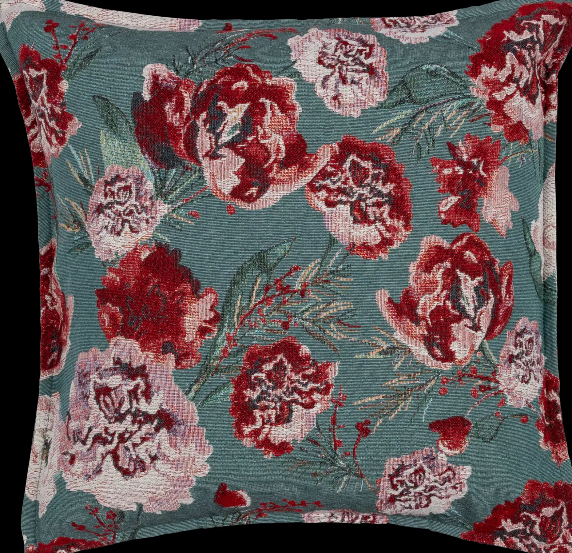 Pentik Kimara tyynynpäällinen gobeliini 45x45 cm vihreä