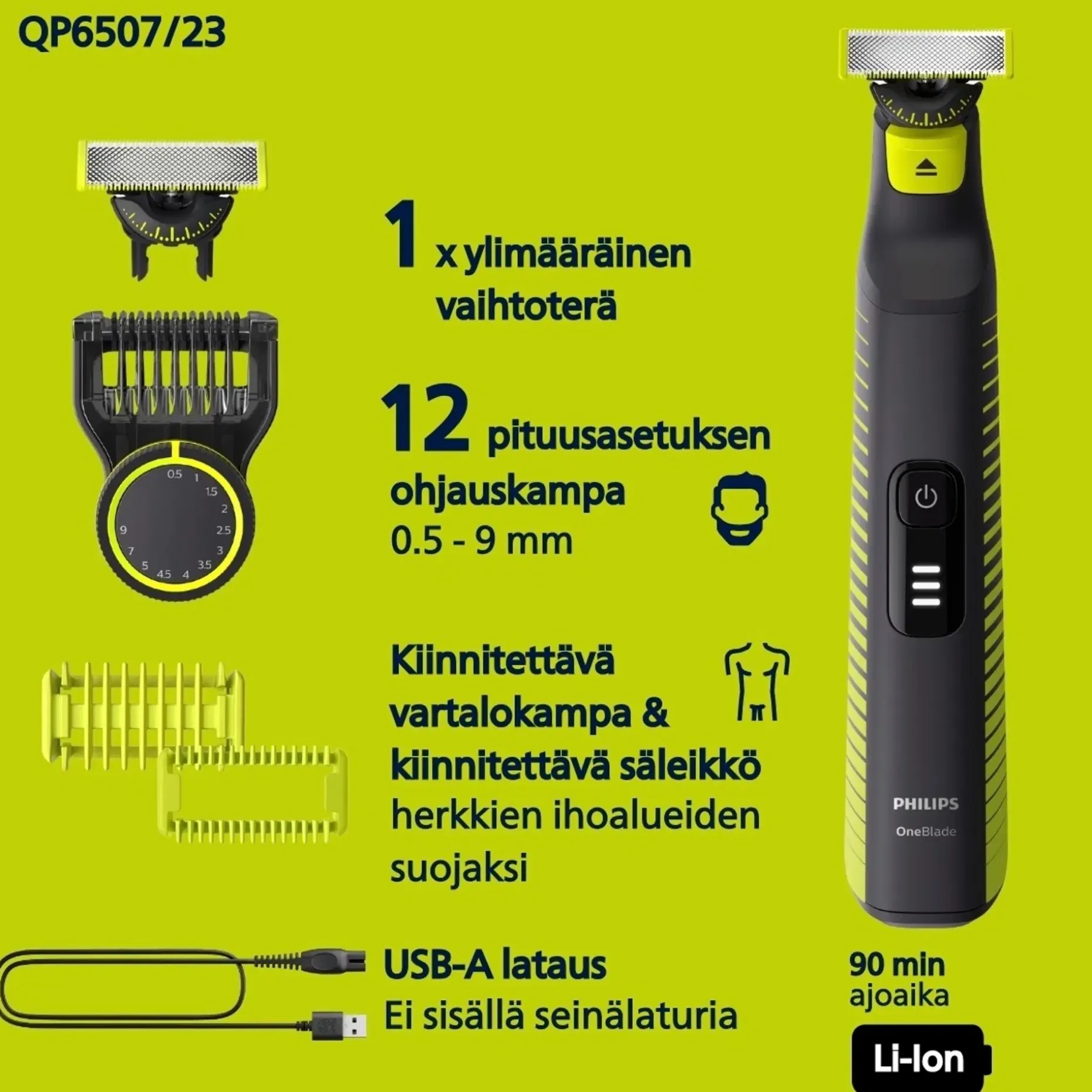 Philips OneBlade Pro F&B 360 QP6507/23
