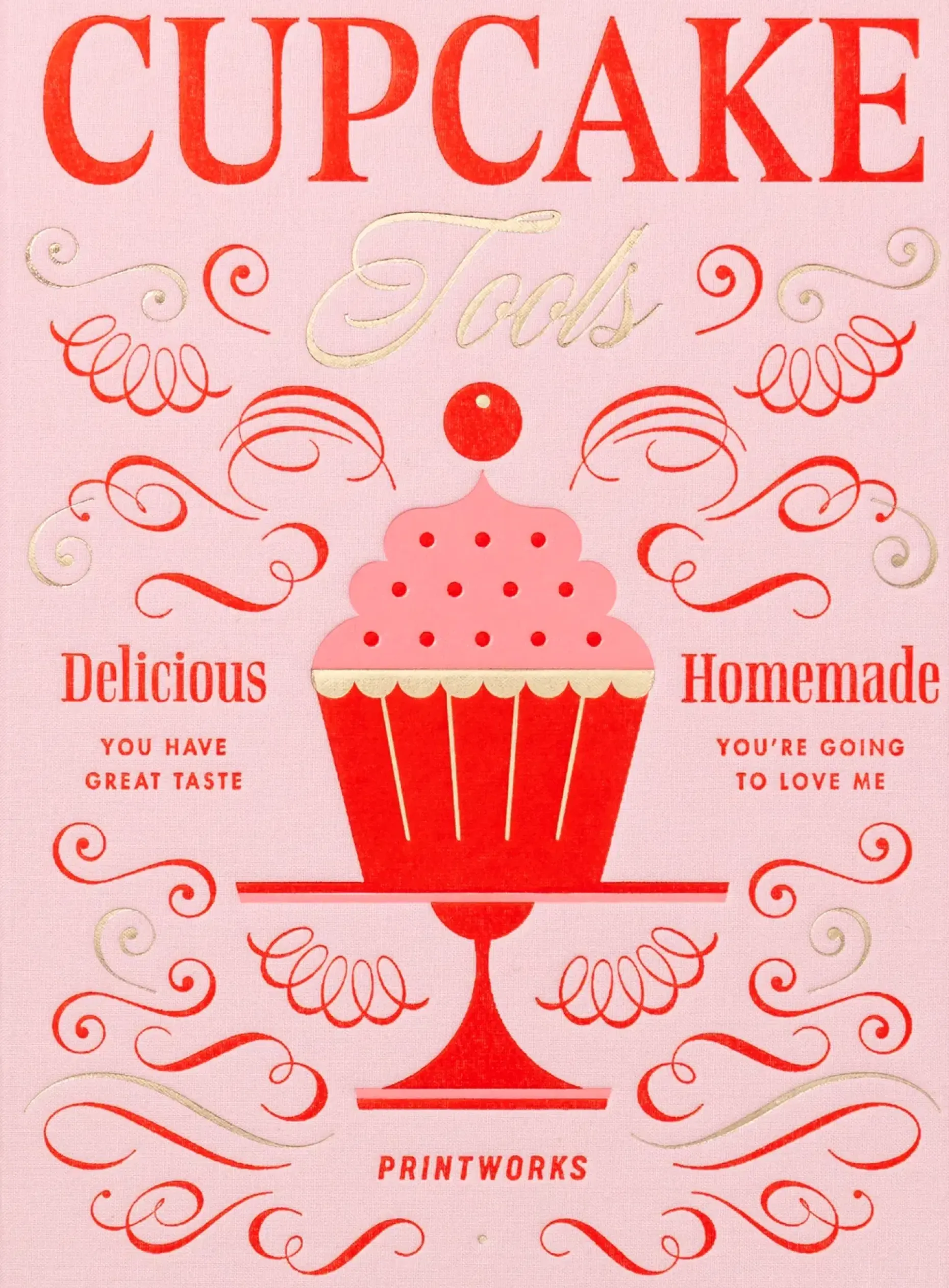 Printworks Leivontasetti The Essentials Cupcake vaaleanpunainen