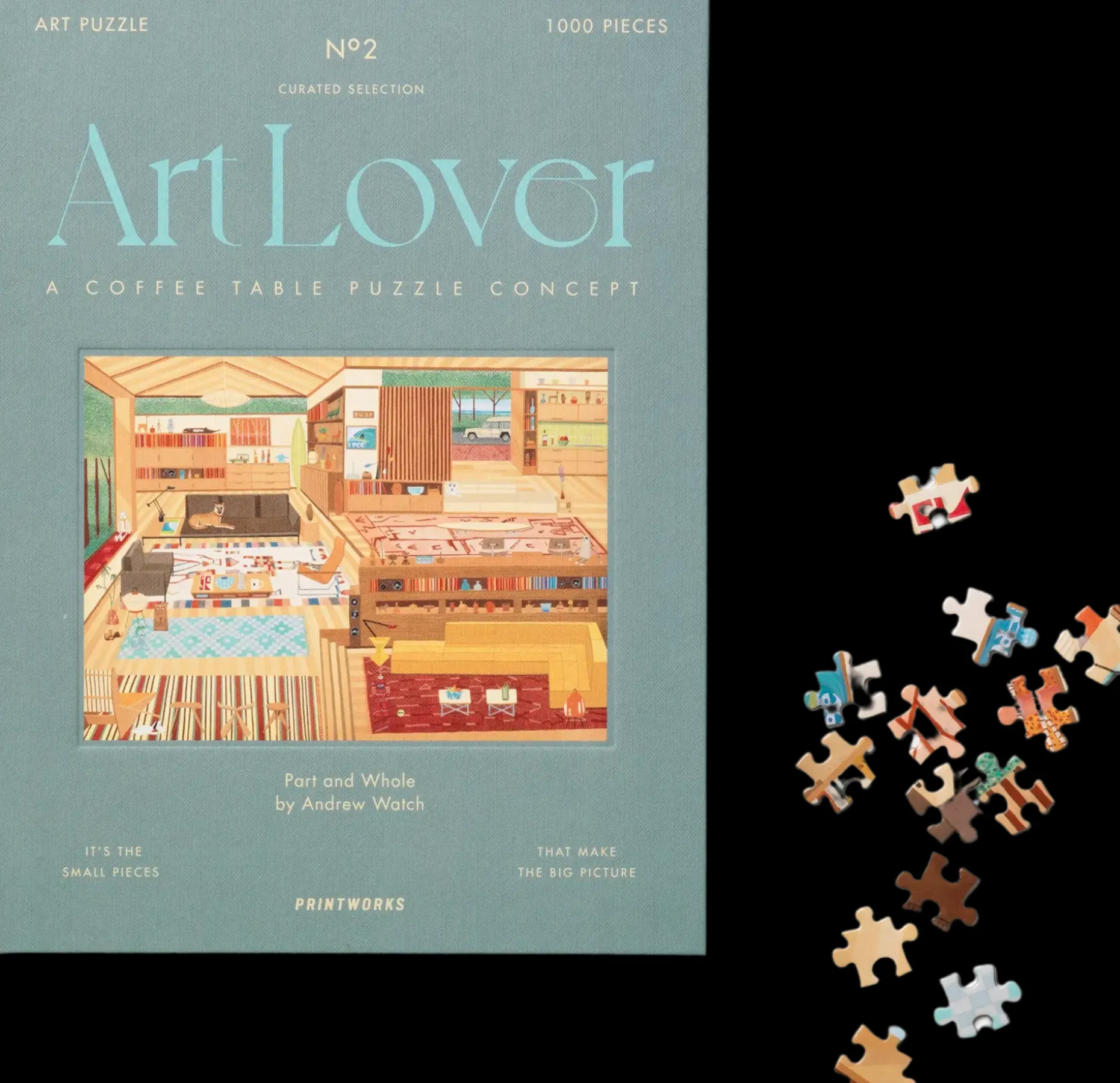 Printworks Palapeli Art Lover Book 1000 palaa