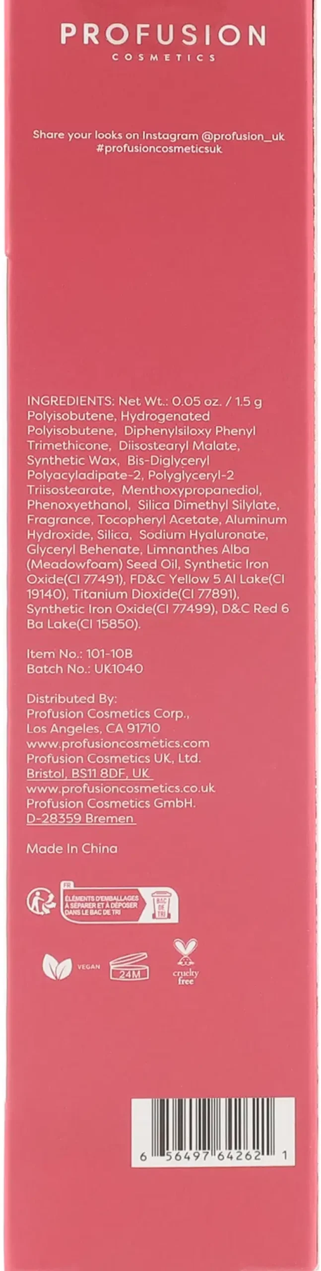 Profusion Cosmetics Dreamy Lip Plump huulipunakynä 1,5 g