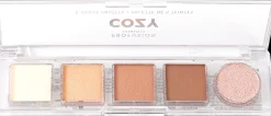 Profusion Cosmetics Mini Essentials viiden sävyn luomiväripaletti