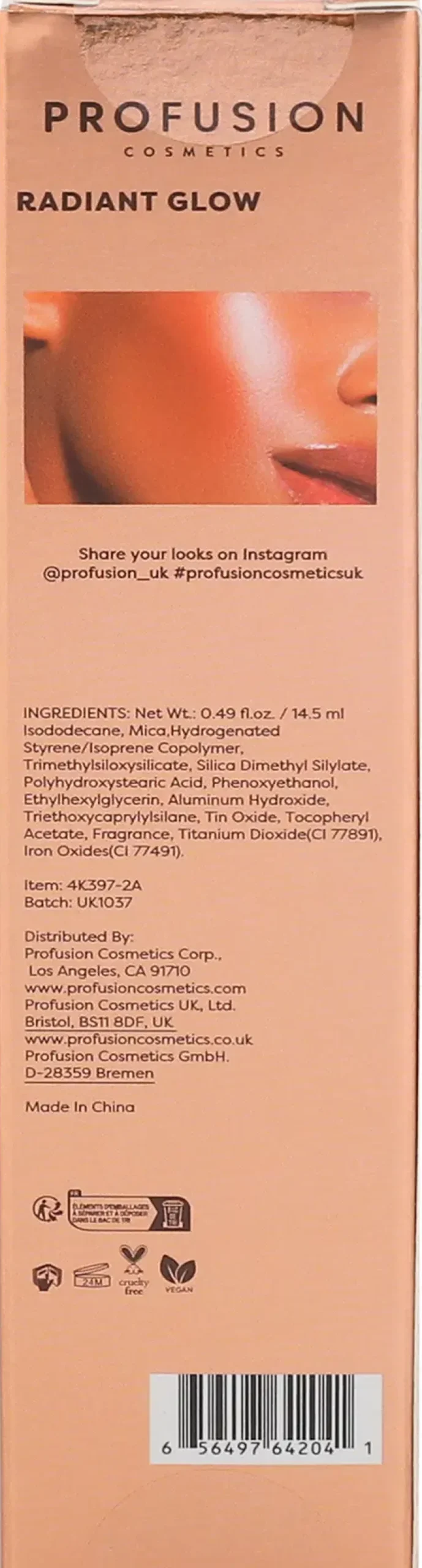 Profusion Cosmetics Radiant Glow Highlighter korostusvoide 14,5 ml