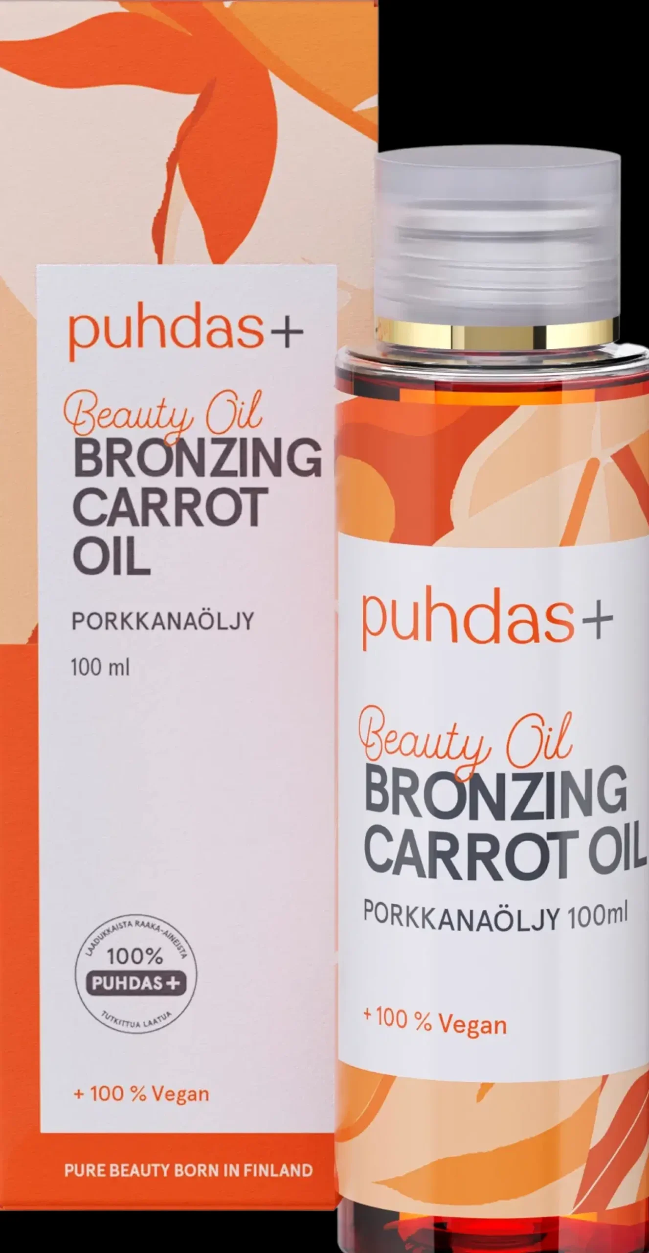 Puhdas+ Beauty oil bronzing carrot oil porkkanaöljy 100 ml