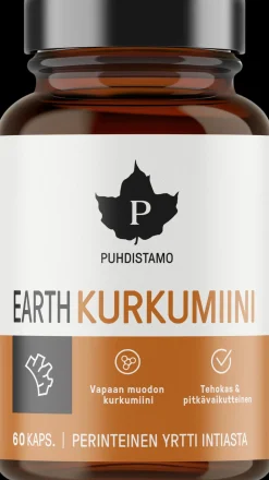 Puhdistamo Earth Kurkumiini 60 kaps.