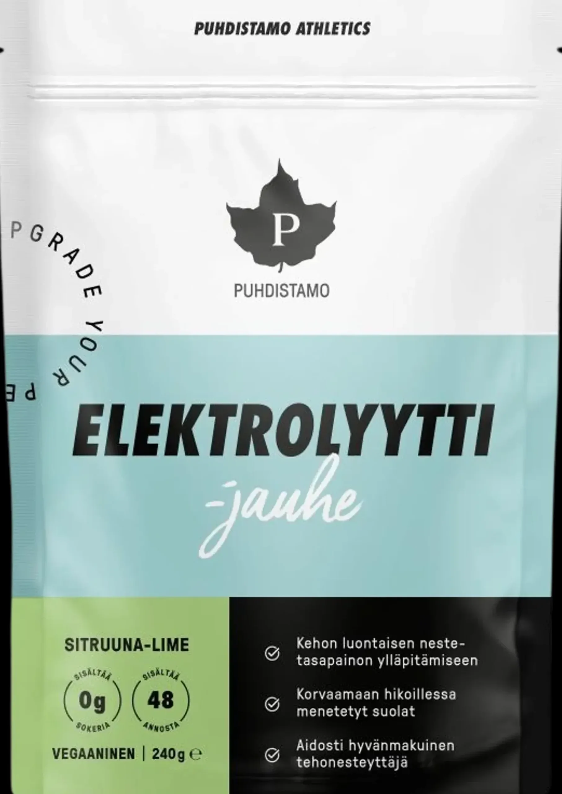Puhdistamo Elektrolyyttijauhe Sitruuna Lime 240 g